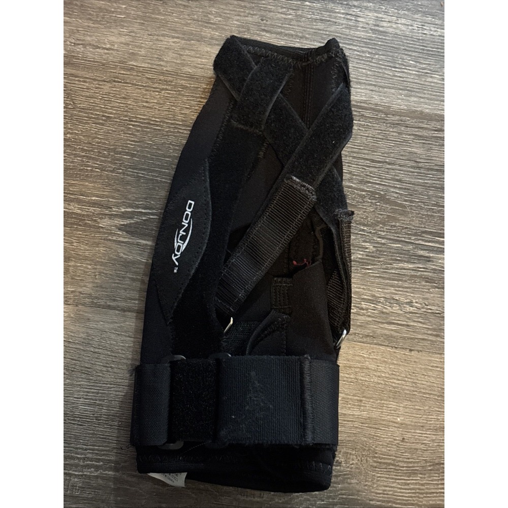DonJoy Hinged Elbow Support Brace Black Size Medium DJ Orthopedics
